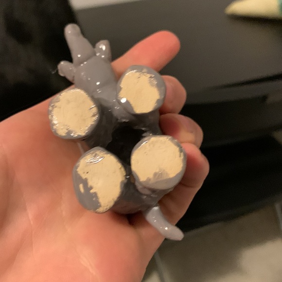 Folk art elephant made out of clay - Picture 5 of 5